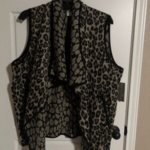 Leopard Print Vest